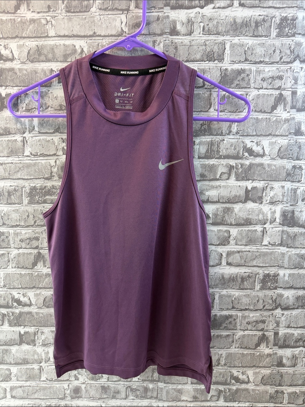 Nike Purple Dri-FIT‎ Athletic Tank